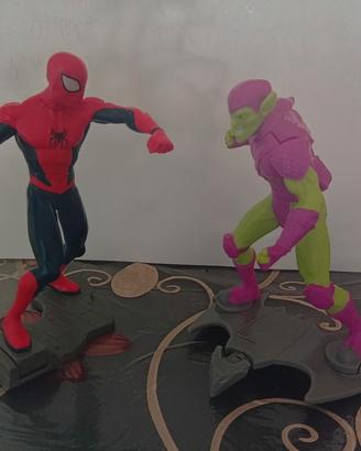 Statuina spiderman e goblin