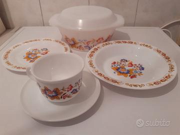 Set 6 pezzi in Arcopal Vintage