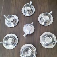 Set tazzine acciao