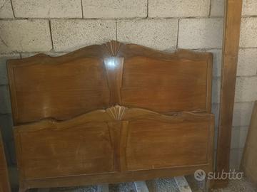 Testiera letto matrimoniale antica