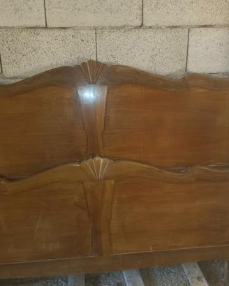 Testiera letto matrimoniale antica