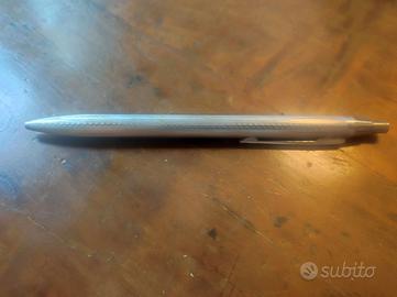 Penna Sfera Argento Vintage a Scatto