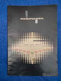 Catalogo Hi-Fi Marantz - 1981