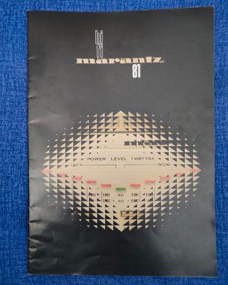 Catalogo Hi-Fi Marantz - 1981