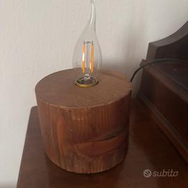Lampada legno