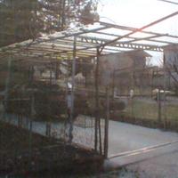 Tettoia regolabile in altezza