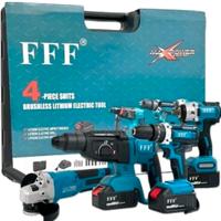 Kit 4 in 1 Avvitatore Smerigliatrice Tassellatore 