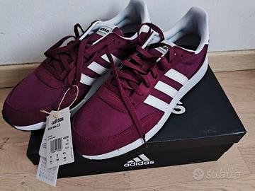 Adidas Run 60's, Bordeaux, tg. 47 1/3, nuove