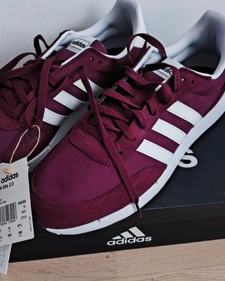 Adidas Run 60's, Bordeaux, tg. 47 1/3, nuove