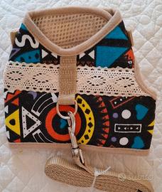 Pettorina per animali con design geometrico