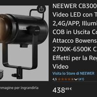 NEEWER CB300B 320W Luce Video LED con Telecomando