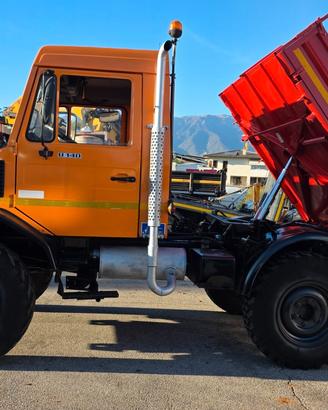 Mercedes Unimog U 140 4x4 ribaltabile trilaterale 