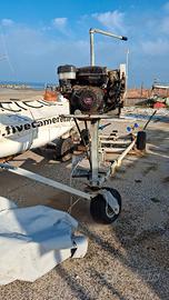 Carrello motorizzato nautico