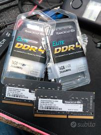 Team Group Sodim DDR4 2666 Mhz 16+16 Gb