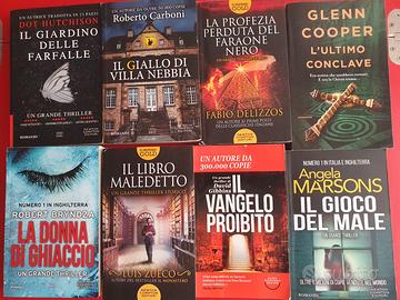 N. 8 libri thriller