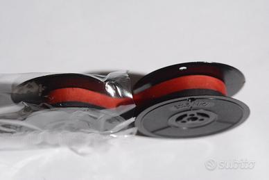 NASTRO PER MACCHINA DA SCRIVERE DUE COLORI