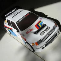 Carrozzeria rc 1/10 peugeot 205 da verniciare