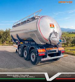 SEMI RIMORCHIO CISTERNA BREVA PER TRASPORTO LIQUID