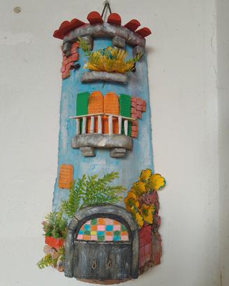 Tegola decorativa in cotto