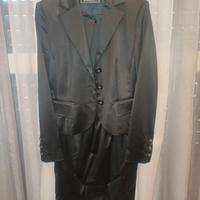 Completo donna raso nero List