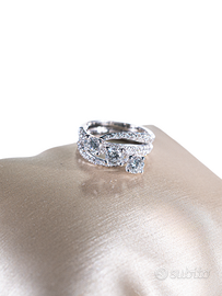 Anello trilogy pavè
