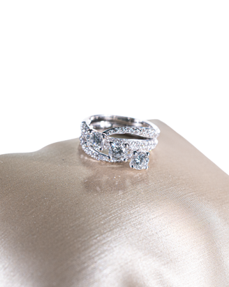Anello trilogy pavè