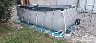 Piscina Bestway 412x201x122 completa filtro sabbia