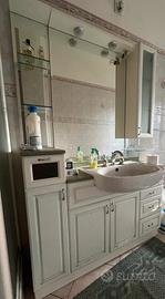Mobile bagno completo con lavandino + specchiera