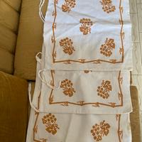 Set federe con stampa a mano ruggine