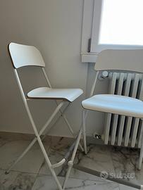 2 sgabelli  Ikea alti Franklin seduta 63 cm.
