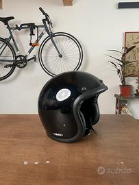 Casco DMD Jet Vintage nera M + Baruffaldi