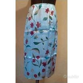 Gonna glamour longuette in seta Atos Lombardini