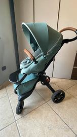 Passegino duo Stokke Xplory X verde e marrone