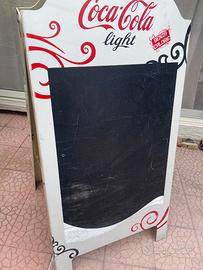 Lavagna insegna coca cola