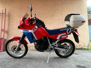 moto enduro Kawasaki KL 650 KL650A 1988