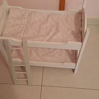 letto a castello per bambole