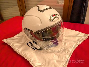 Casco Airoh Hunter taglia S bianco lucido 