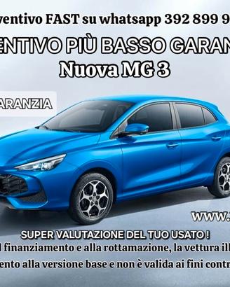 Mg MG3 , Nuova da configurare !