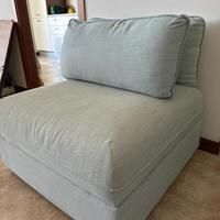 POUFF IKEA VALLENTUNA + 2 CUSCINI