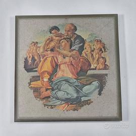 Mattonella decorativa Tondo Doni di Michelangelo