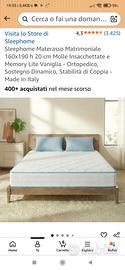 Materasso matrimoniale