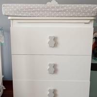 Bagnetto fasciatoio con vaschetta estraibile Bebex