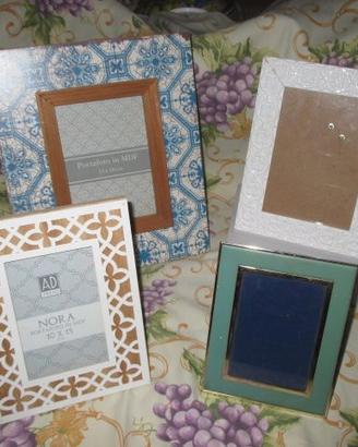 N.4 cornic p.tafoto nuov e vintage vari tipi(E3/E5