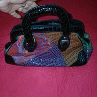 Alviero Martini borsa vintage donna patchwork