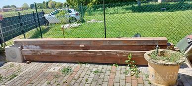 8 travi legno lamellare 