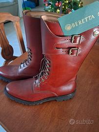 Stivali da caccia in cuoio beretta