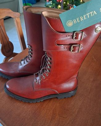 Stivali da caccia in cuoio beretta
