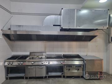 Stock Ristorante MODULAR Cappa Cucina Friggitrice