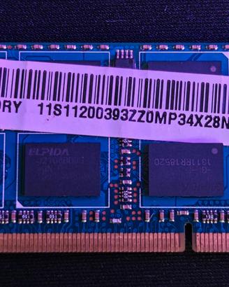 RAM Notebook 4GB DDR3 1600MHz Ramaxel
