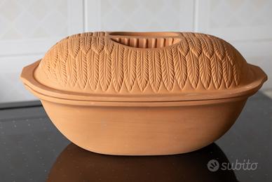 pirofila in terracotta tedesca ( Schlemmertopf)